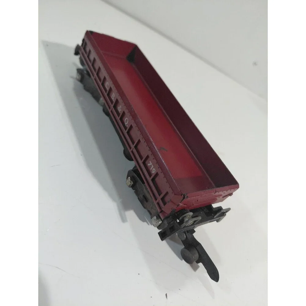 American Flyer 719 S Gauge Model Railroad CB & Q Operating Coal Dump Car